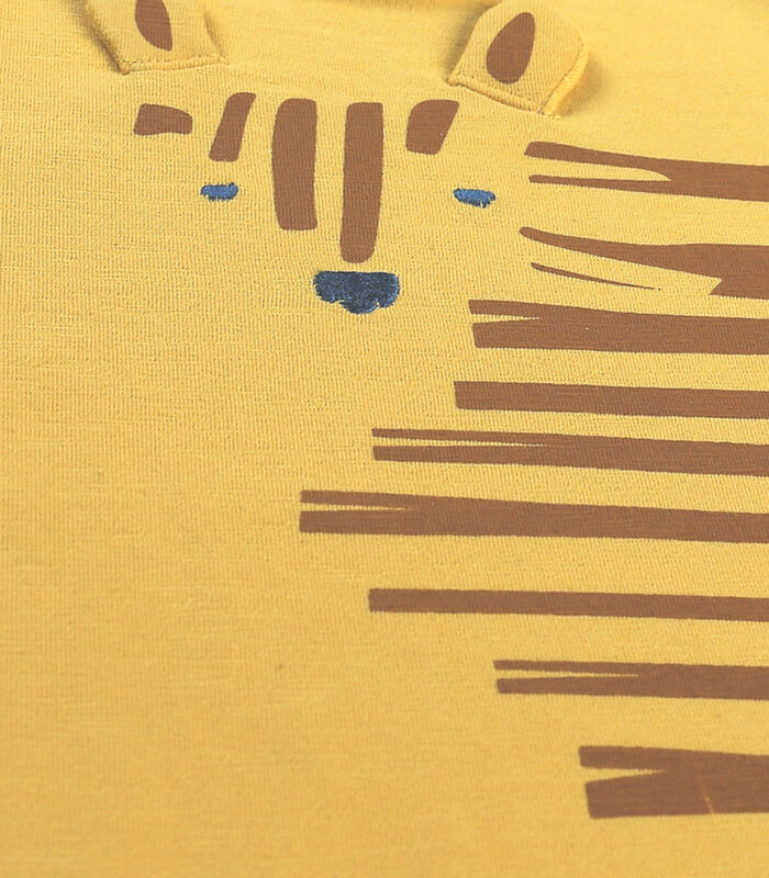 T-shirt manches courtes avec tigre image number 3