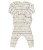 2-delige babypyjama van biologisch katoen Teddy image number 0