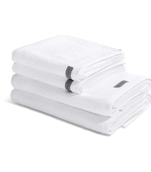Selection - coton bio set de serviettes 4 pièces