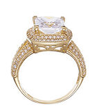Ring "Carré d'Amour Jaune" Geelgoud image number 2