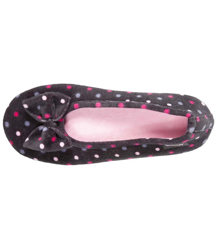 Chaussons Ballerines femme Pois Multico image number 1