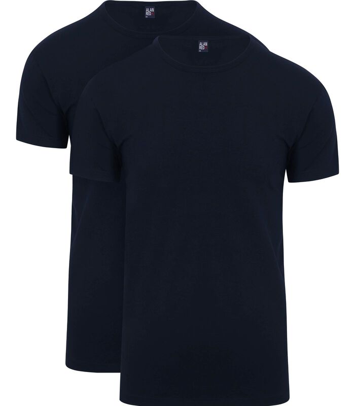 Ottawa T-shirt Stretch Navy (2Pack) image number 0