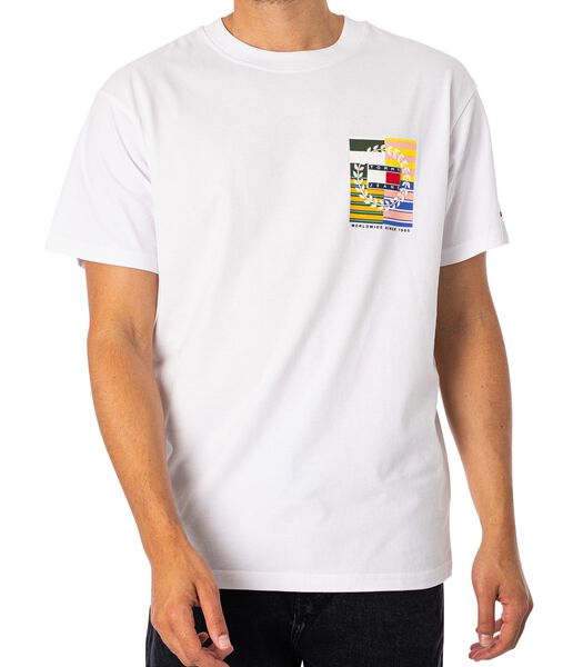T-Shirt Décontracté Avec Drapeau