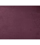 Tabouret Snog - Velours violet foncé, pieds noirs mat - 45x45x47cm image number 4