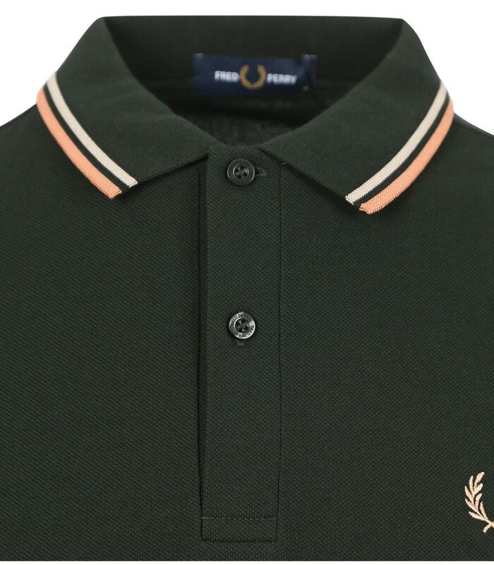 Fp Twin Getipte Polo Fred Perry Shirt image number 4