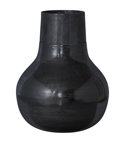 Vase - Aluminium - Noir - 46x36x36 cm - Metal