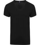 V-Hals Dean T-Shirt (2Pack) Zwart image number 2