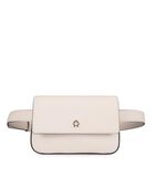 Petit sac de taille cuir Nelly blanc image number 0