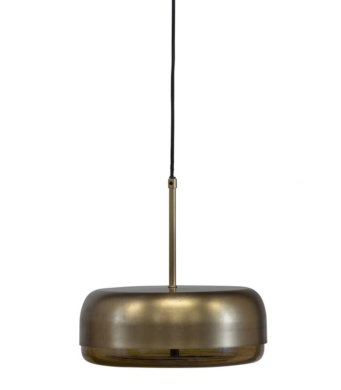 Lampe à suspension - Métal/verre - Laiton noir - 34x33x33 - Safa image number 0