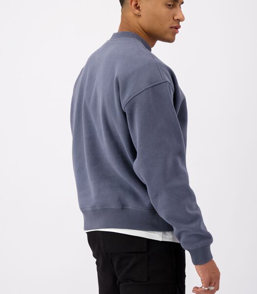 Embroidered Arch Sweater Grijs