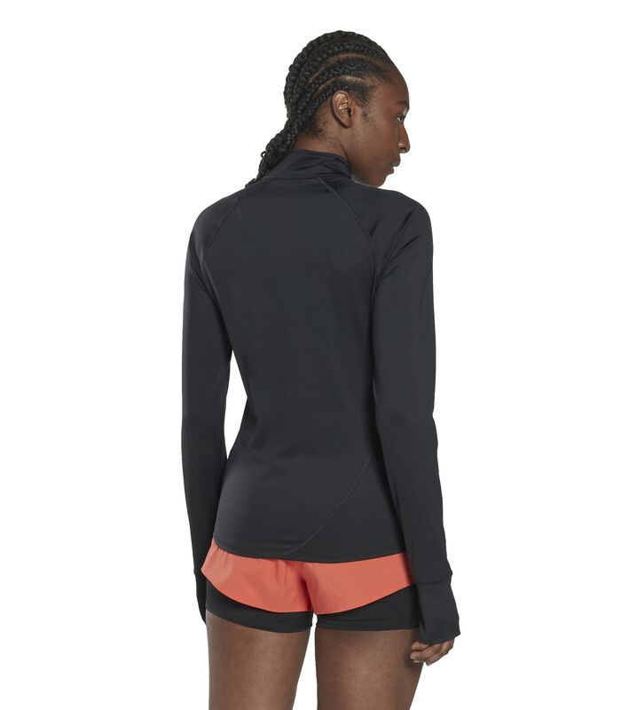 Sweatshirt quart de zip femme Running image number 2