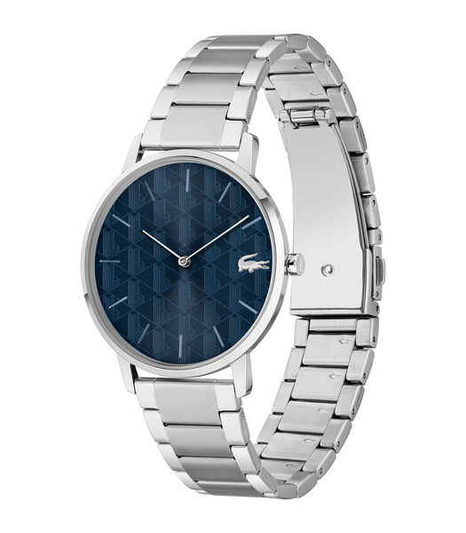 Horloge blauw op staal 2011305