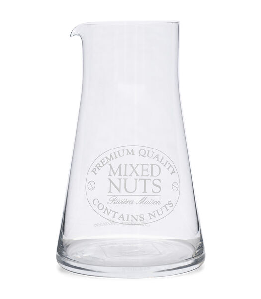 Voorraadpotten Glas  - Mixed Nut Decanter - Transparant - 1 Stuks