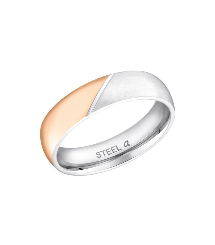Ring voor mannen en vrouwen, unisex, roestvrij staal image number 0