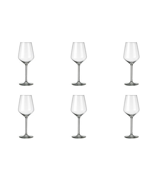 Wijnglas Carre 37 cl - Transparant 6 stuks