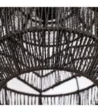 Lampe à suspension - Corde en papier - Noir - 27x25x25 cm - Adelaide image number 1