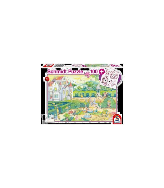 Puzzle de  Aux princesses de contes de fées - 100 pièces - 6+.