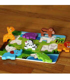 Babyspeeltje Grove puzzel in hout Dieren image number 4
