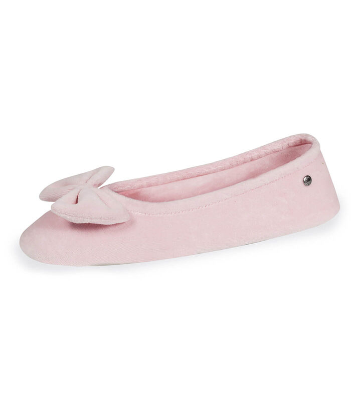 Chaussons ballerines femme grand noeud image number 0