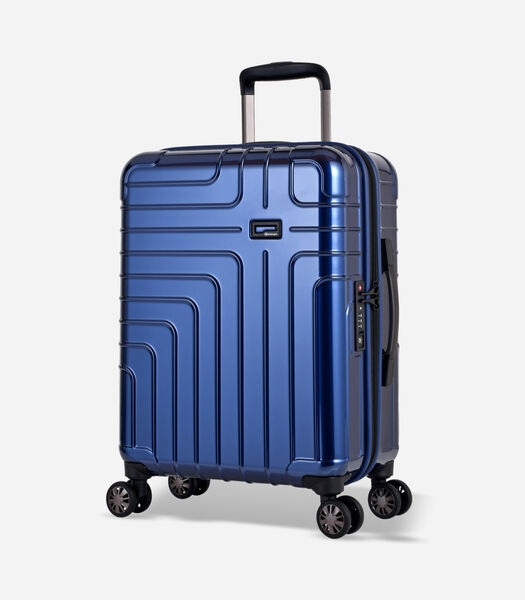 Helios Handbagage Koffer 4 Wielen Blauw