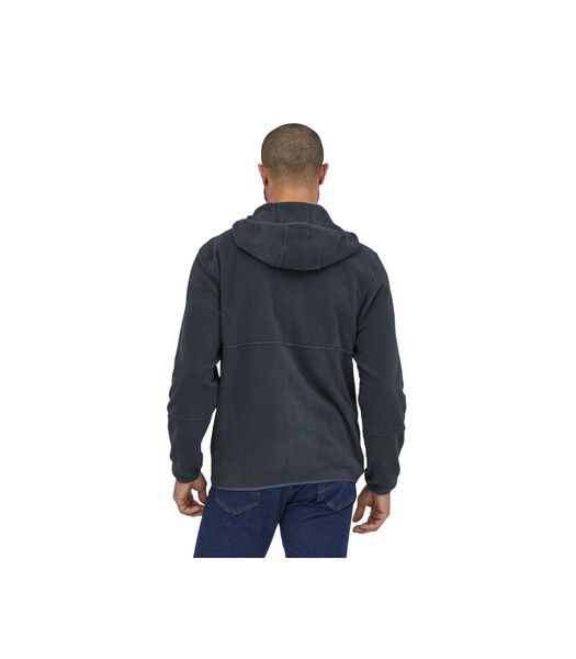 Pull Microdini Fleece Hoody Homme Pitch Blue