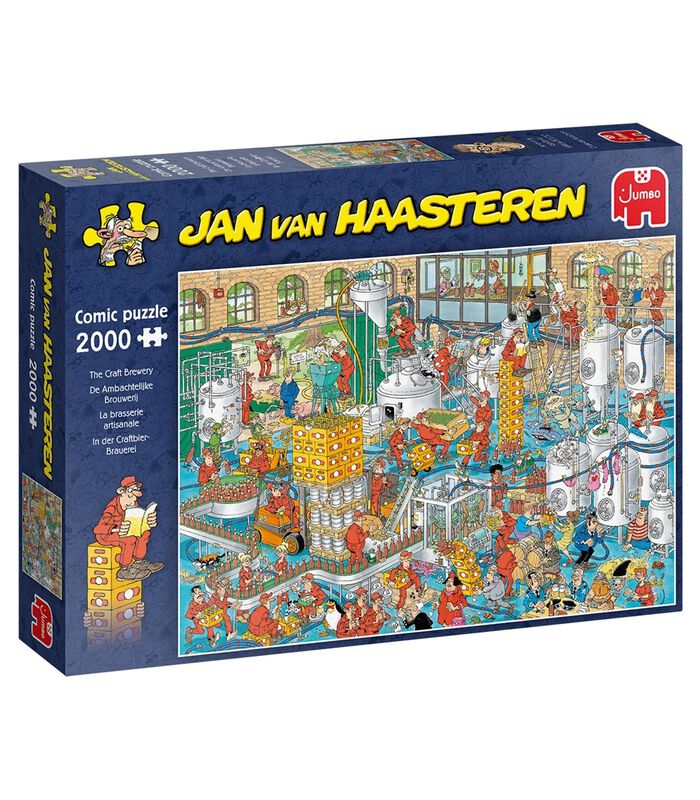 Jan van Haasteren puzzel De Ambachtelijke Brouwerij - 2000 stukjes image number 2