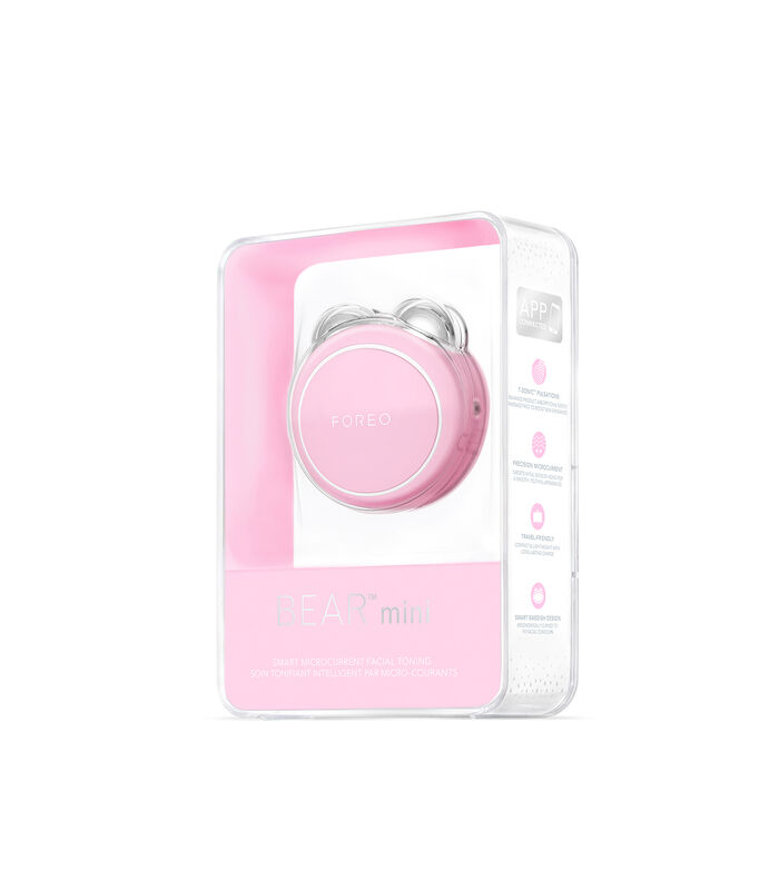 BEAR mini Pearl Pink Microcurrent Facial Toning image number 3