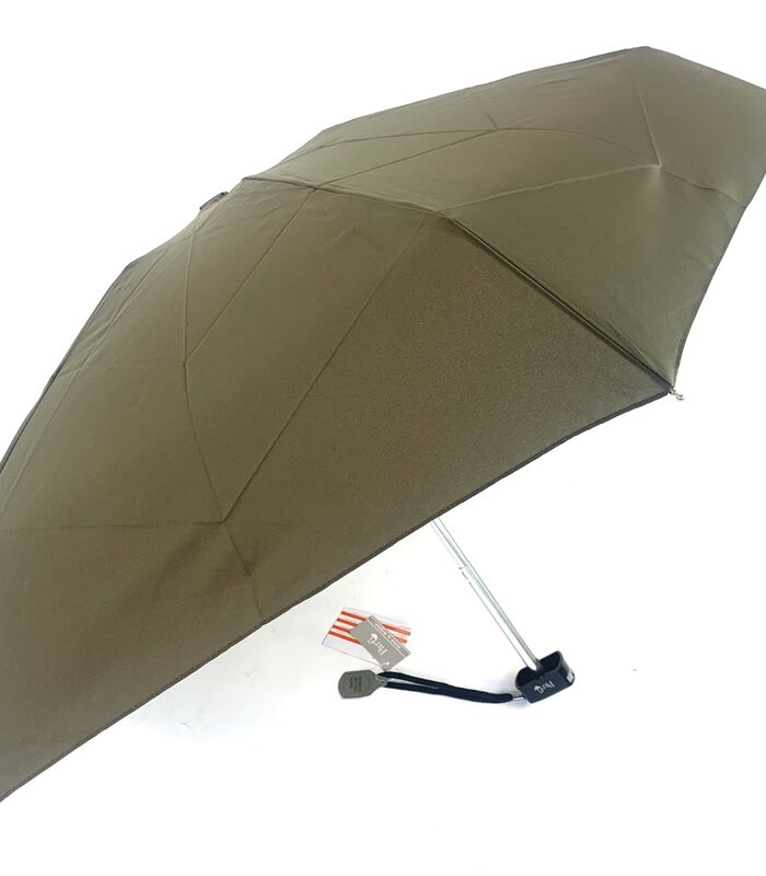 Paraplu Mini Lum's Dame effen kaki image number 0