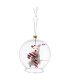kerst ornament limited edition Candy Cane muis, wit image number 1