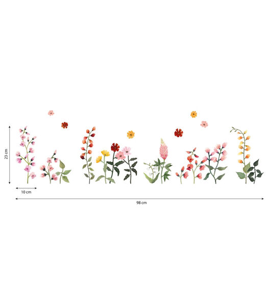 QUEYRAN - Muurstickers - Mooie bloemen
