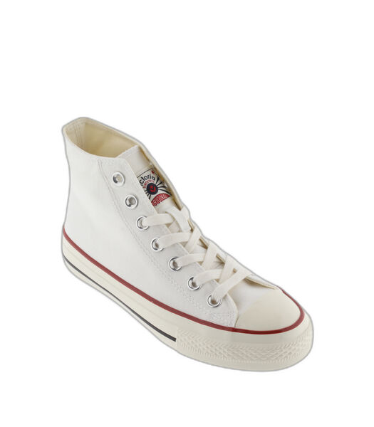 Damestrainers van canvas met mid-top: Tribu brillo