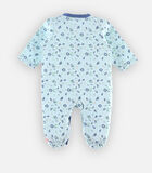 Jersey pyjama met prints, blauw image number 1