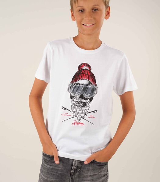 PABLO - Katoenen T-shirt met v-hals