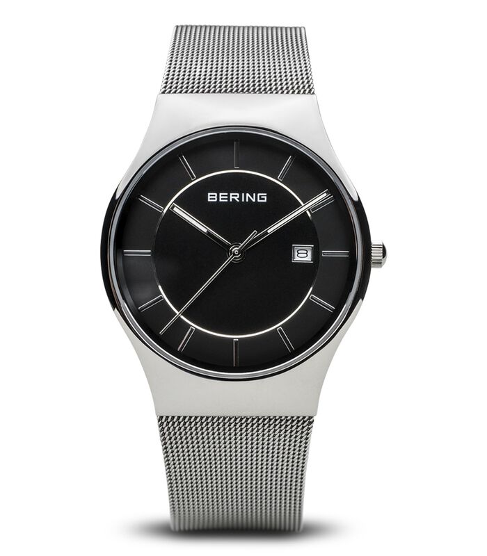 Bering stalen heren horloge model 11938-002 image number 0