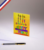 Carte simple Pop C'Art   - Happy birthday - Gâteau image number 0