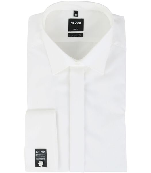 OLYMP Luxor Sleeve 7 Trouwoverhemd Off White