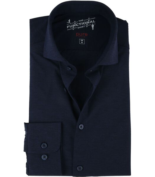 Pure H.Tico La Chemise Fonctionnelle Bleu Marine