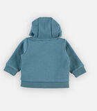 Sweatoloudoux sweatervest met kap, donkerblauw image number 4