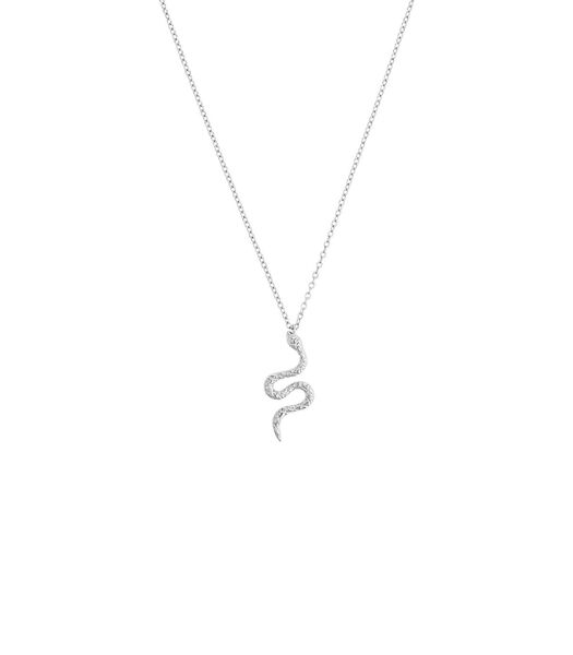 Ketting met hanger voor dames, 925 Sterling zilver | snake