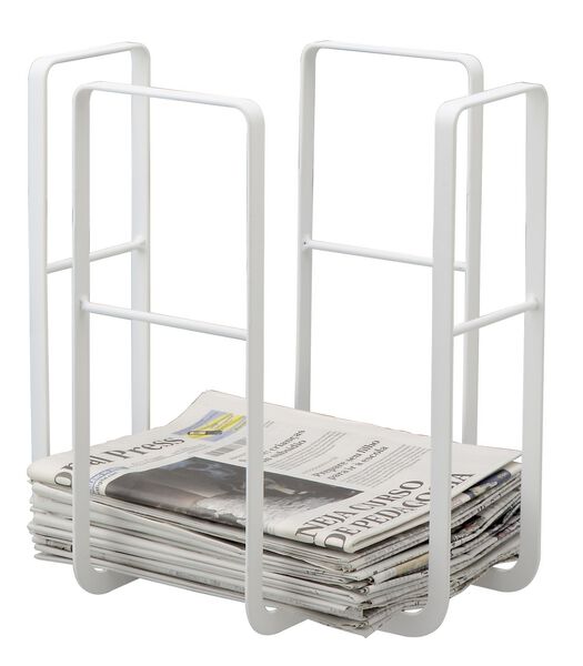 Kranten- en tijdschriftenrek - Tower - Wit