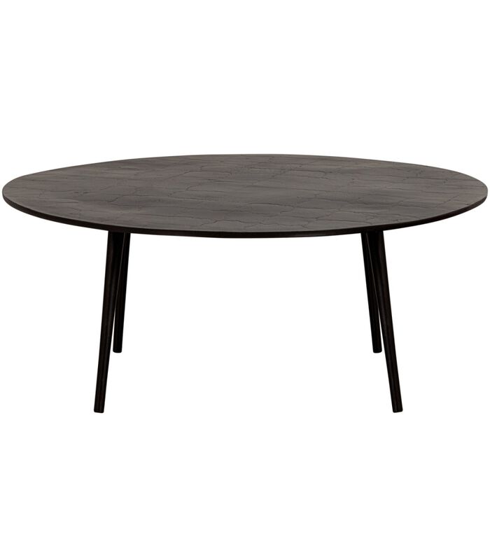 Table Basse  - Aluminium - Antique Noir/Marron - 40x100x100  - Cres image number 2