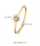 Tricolore Ring Goudkleurig IB330037-50 image number 4