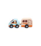 Wooden toy "House on wheels" image number 1