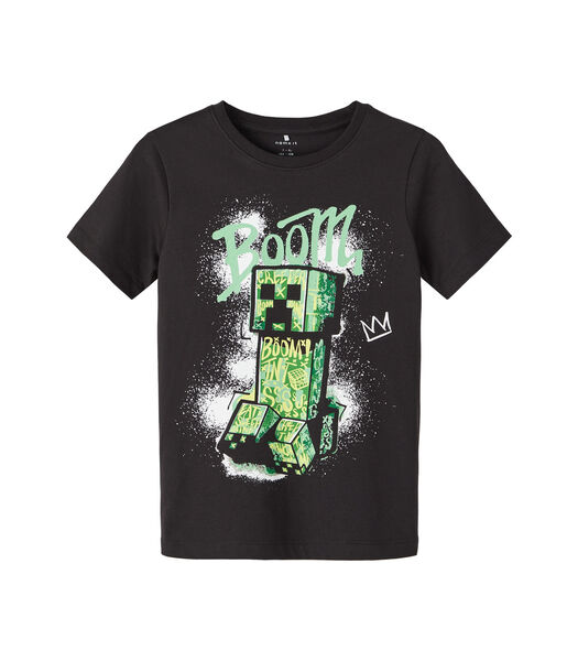 T-shirt garçon Jom Minecraft Ss Top Bfu