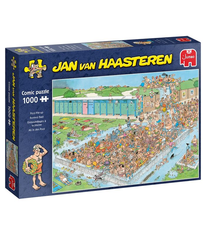 puzzel Jan van Haasteren Bomvol Bad - 1000 stukjes image number 2