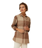 Isa Check Organic Cotton Flannel Shirt image number 0