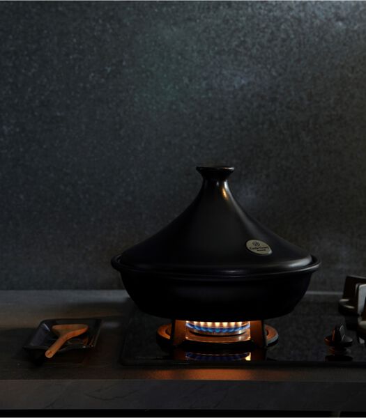 Tajine Fusain en céramique Flame - ø 32 cm / 3 litres