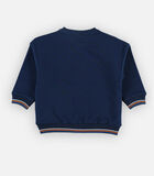 French terry Nouky sweater, donkerblauw image number 0