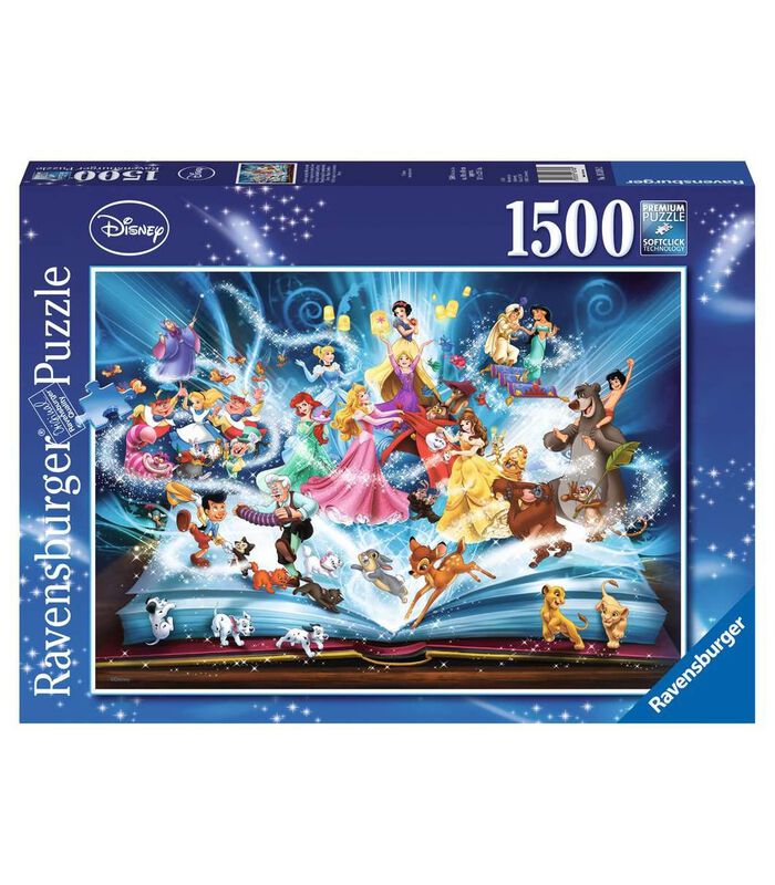 puzzle Le livre magique des contes Disney 1500 pièces image number 2