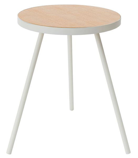 Table d'Appoint Ronde - Tower - Blanc